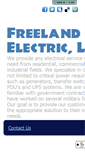 Mobile Screenshot of freelandelectricllc.com